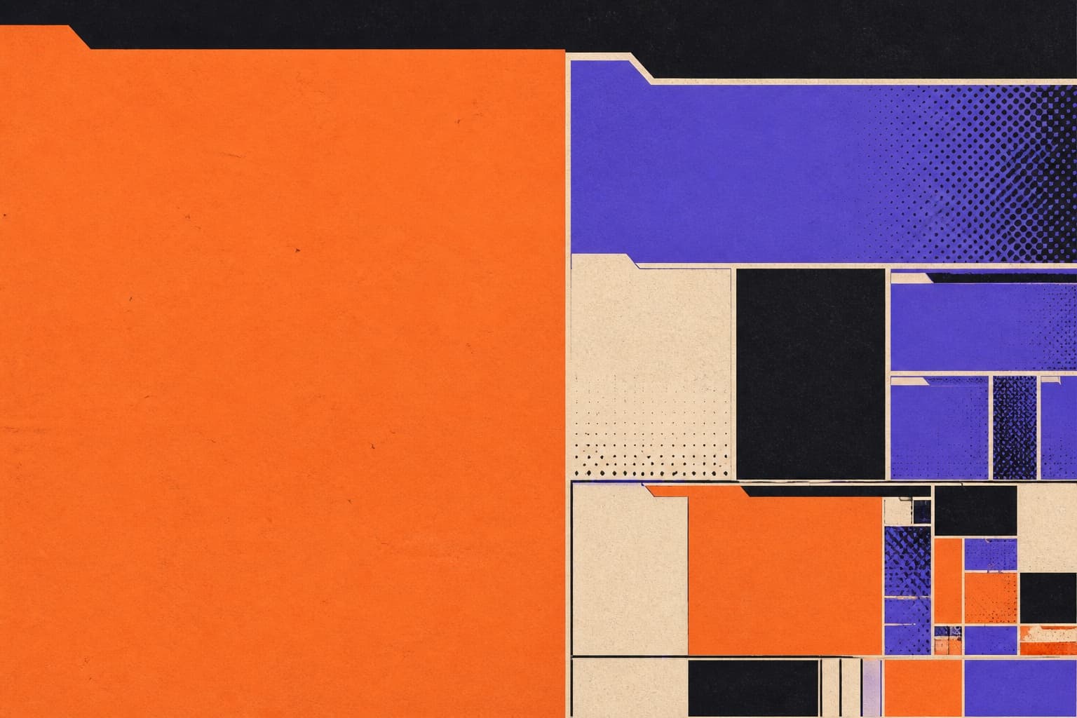 Editorial illustration of nested folders arranged as a storage treemap